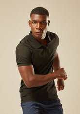 Polo Tech Active Zíper - Preto