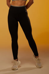 Legging Seamless Rib Contour Line - Preto