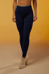 Legging Seamless Rib Contour Line - Marinho