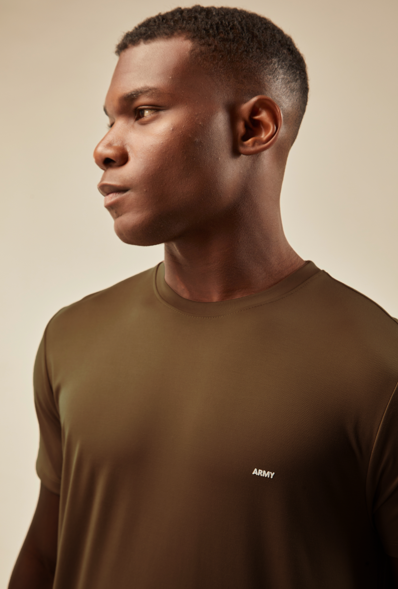 Camiseta Army Tech - Marrom