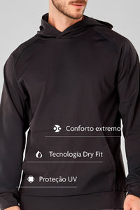 Blusão Eco Tech Minimalist - Preto