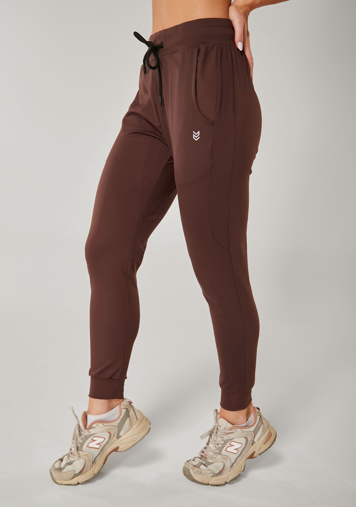 Calça Slim Athleisure Feminino - Brown