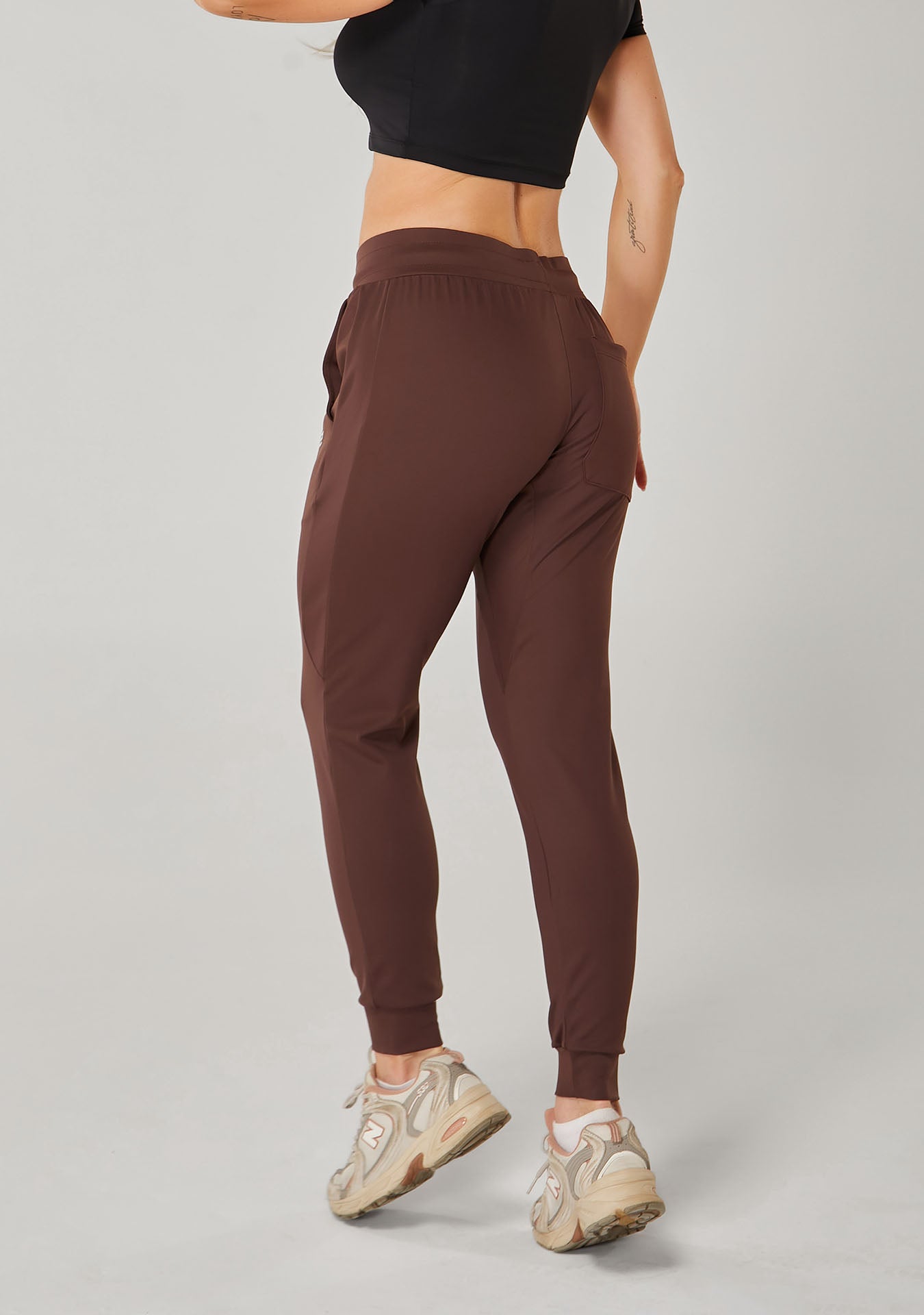 Calça Slim Athleisure Feminino - Brown