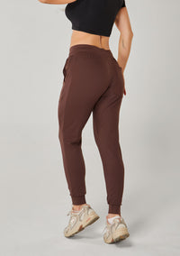 Calça Slim Athleisure Feminino - Brown