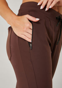 Calça Slim Athleisure Feminino - Brown