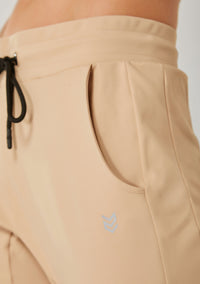 Calça Slim Athleisure Feminino - Sand