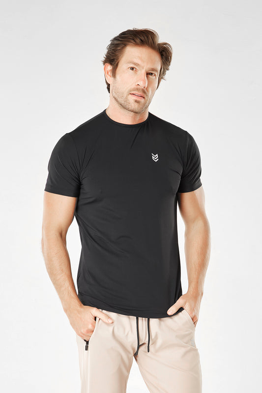 Camiseta Dry Fit Athleisure Preta 1280