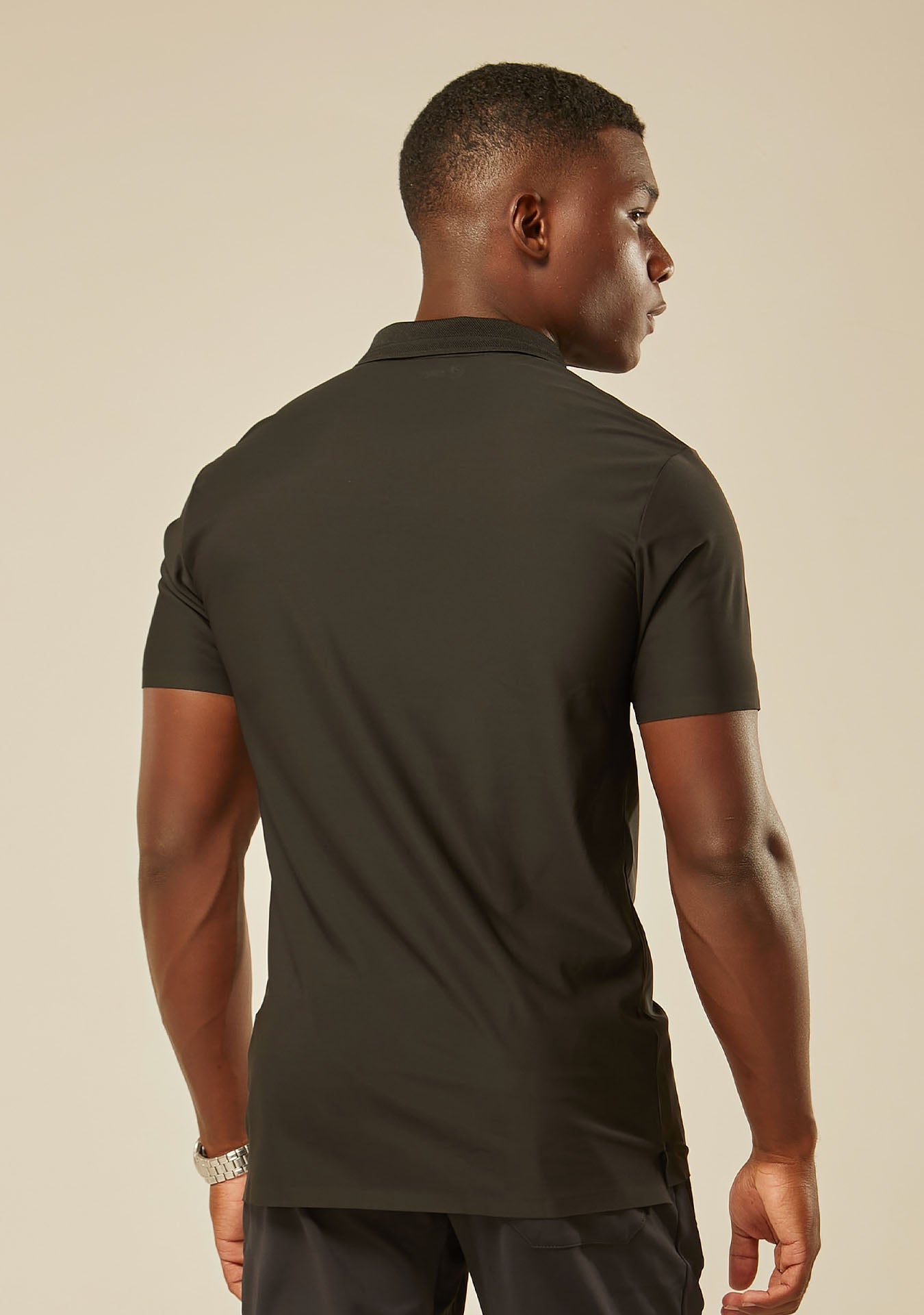 Polo Tech Active Zíper - Preto