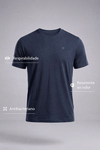 Camiseta Tech Modal Army - Marinho