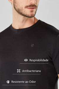 Camiseta Tech Modal Army - Preto