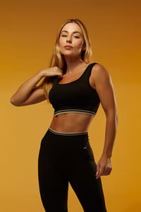 Legging Seamless Rib Contour Line - Preto