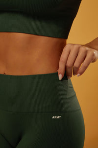 Legging Seamless Rib Essential - Verde