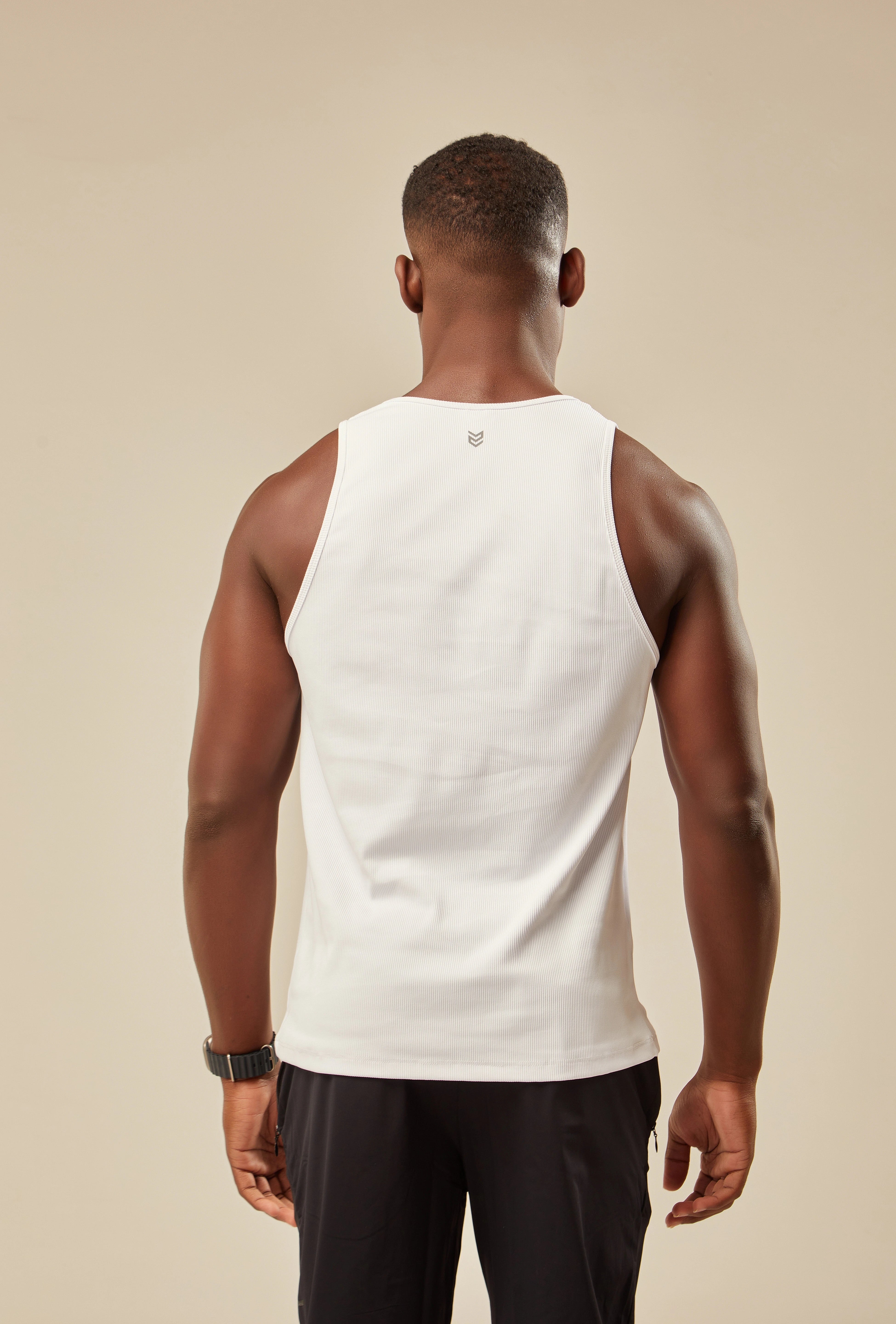 Regata Canelada Dry Fit - Branco