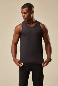 Regata Canelada Dry Fit - Preto