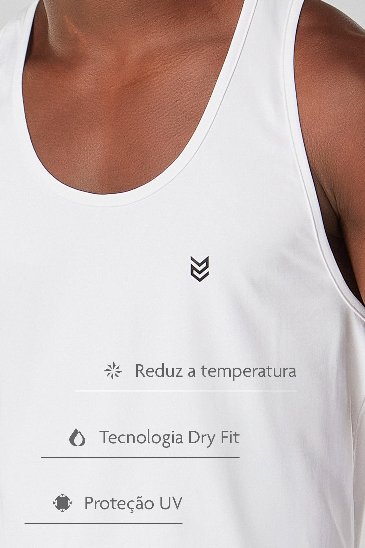 Regata Dry Nadador Reflective - Branco