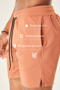 Shorts Jogging Reflective - Terra Cota