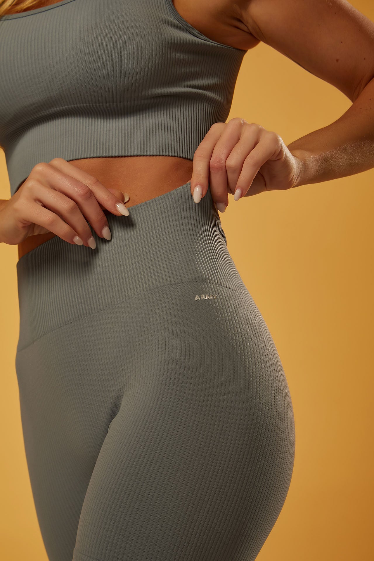 Short Seamless Rib Essential - Light Blue – ArmyBR