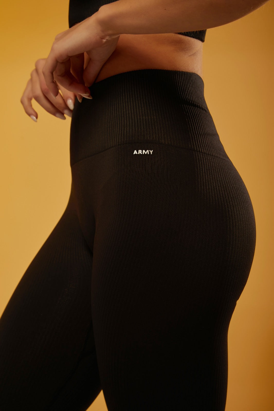 Kit Army Seamless Rib Essential Preto