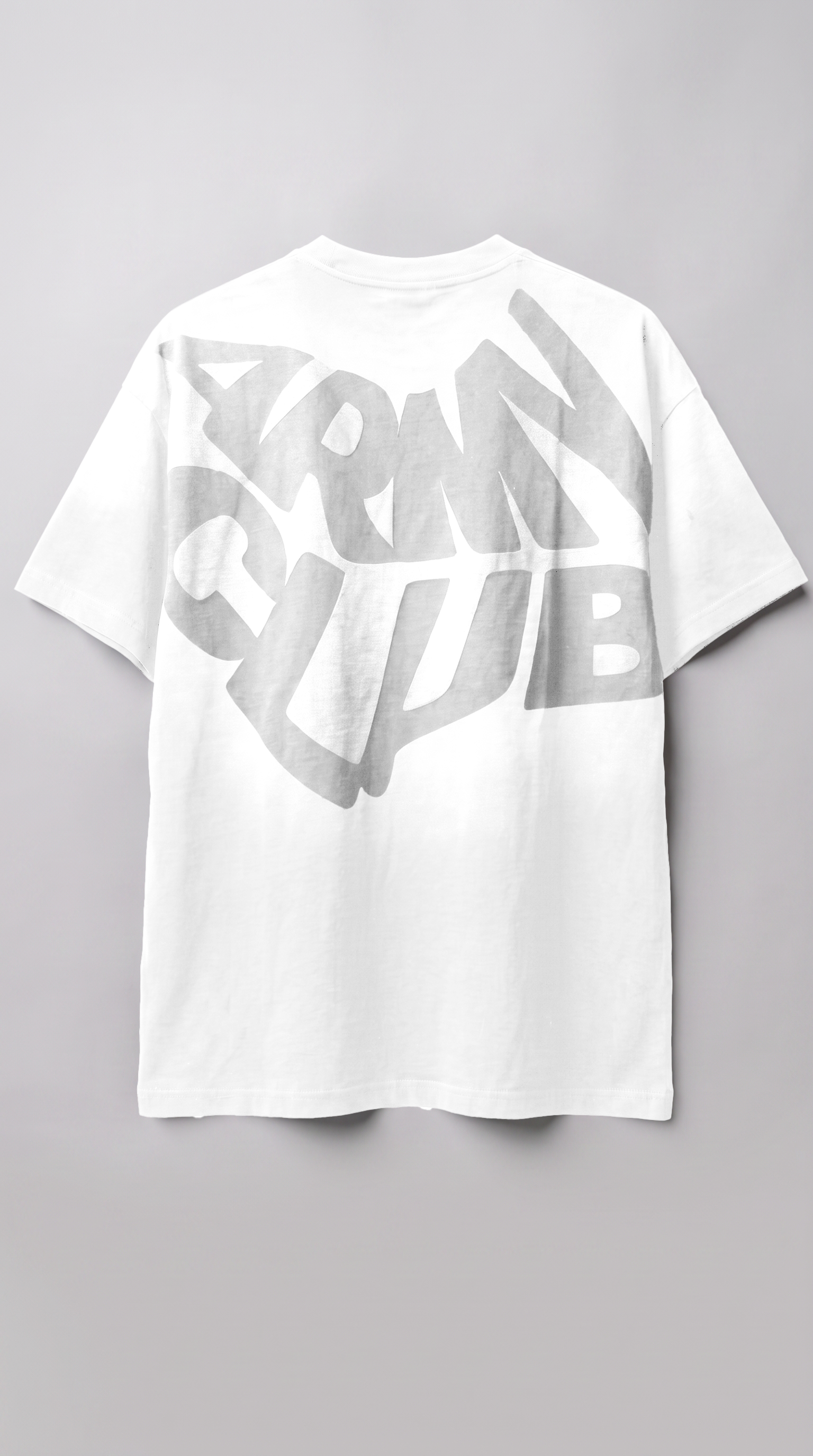 Camiseta Oversized Army Club - Branco