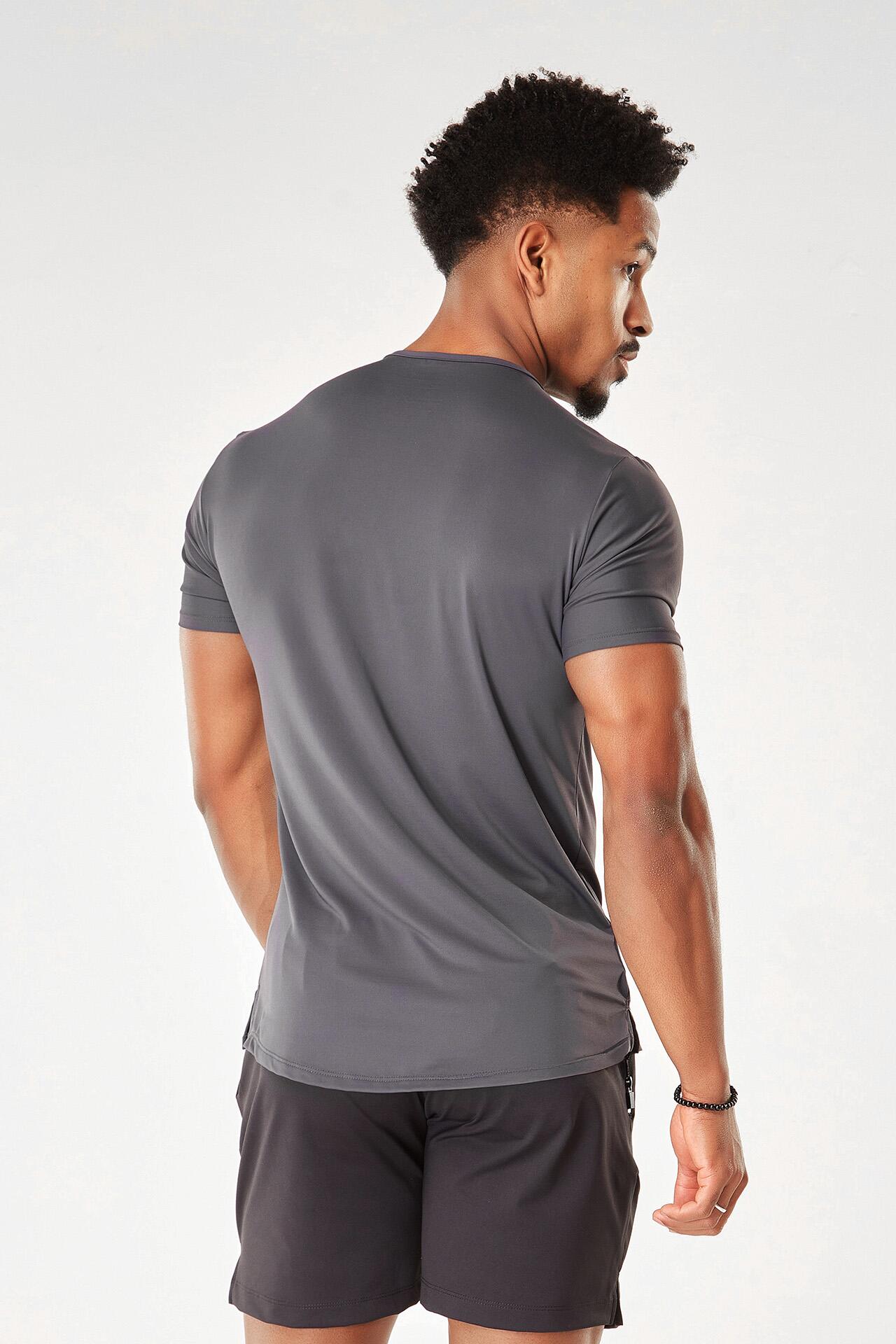Camiseta Dry Fit Athleisure Chumbo