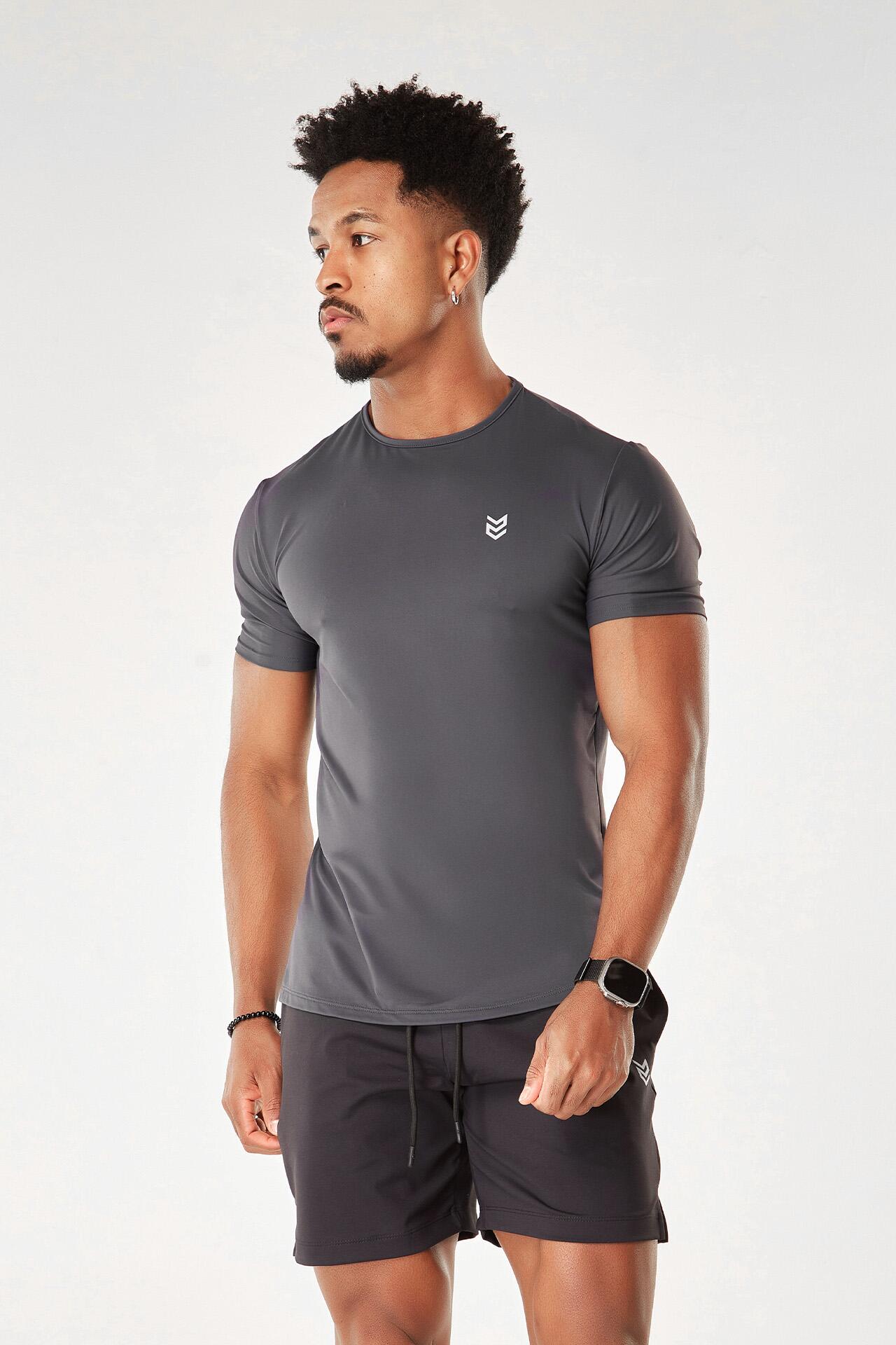 Camiseta Dry Fit Athleisure Chumbo