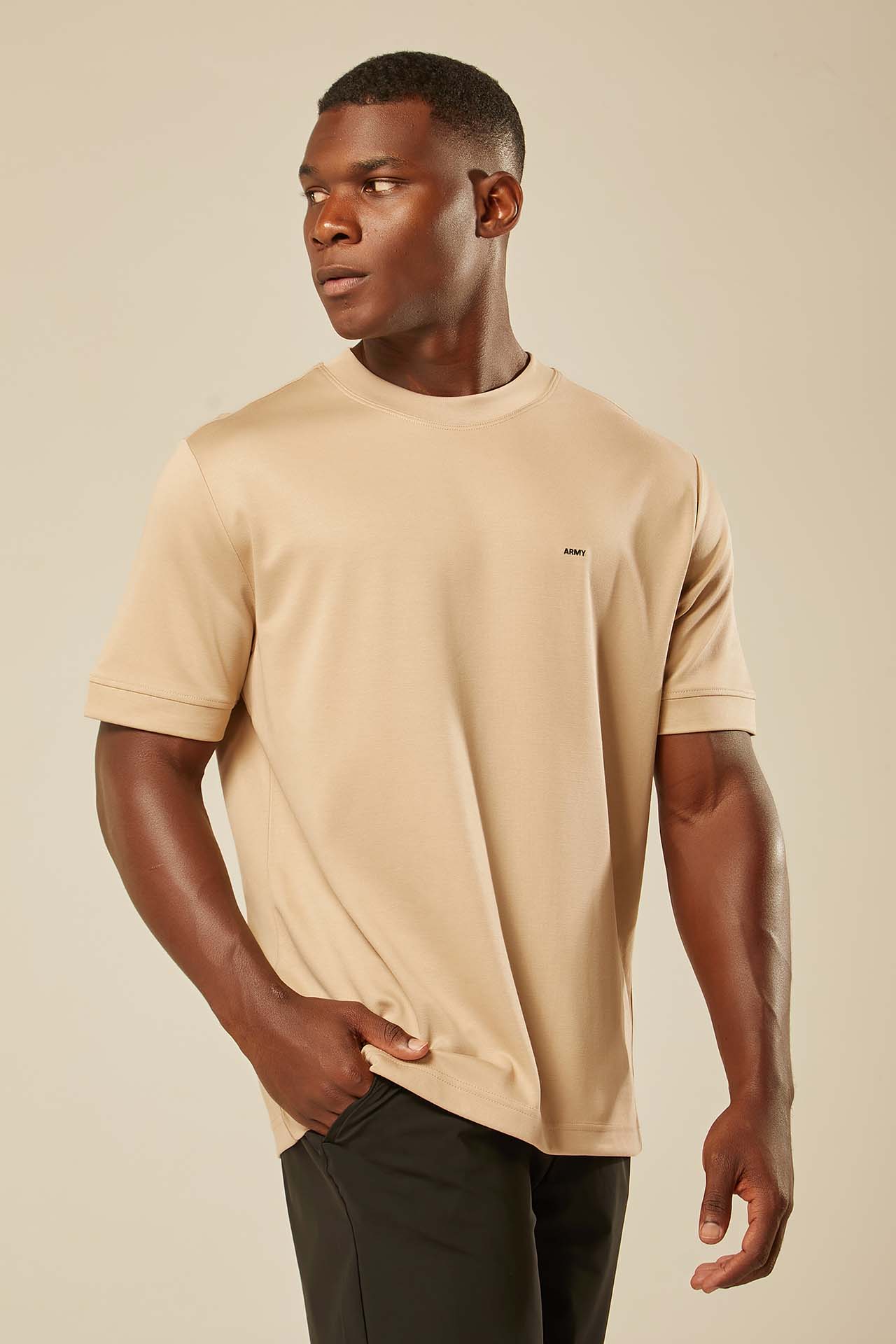 Camiseta Oversized Army Essential - Bege