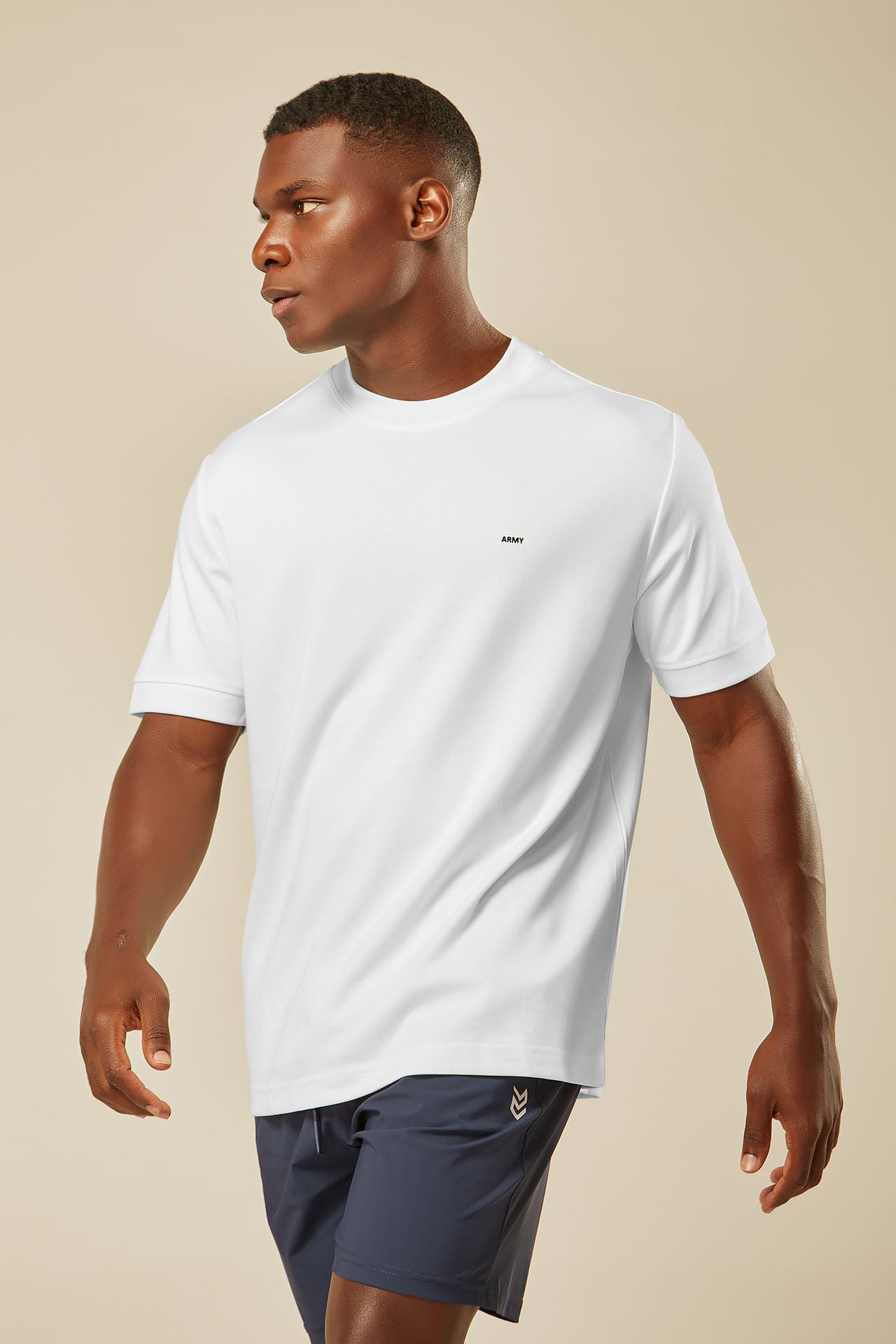 Camiseta Oversized Army Essential - Branco