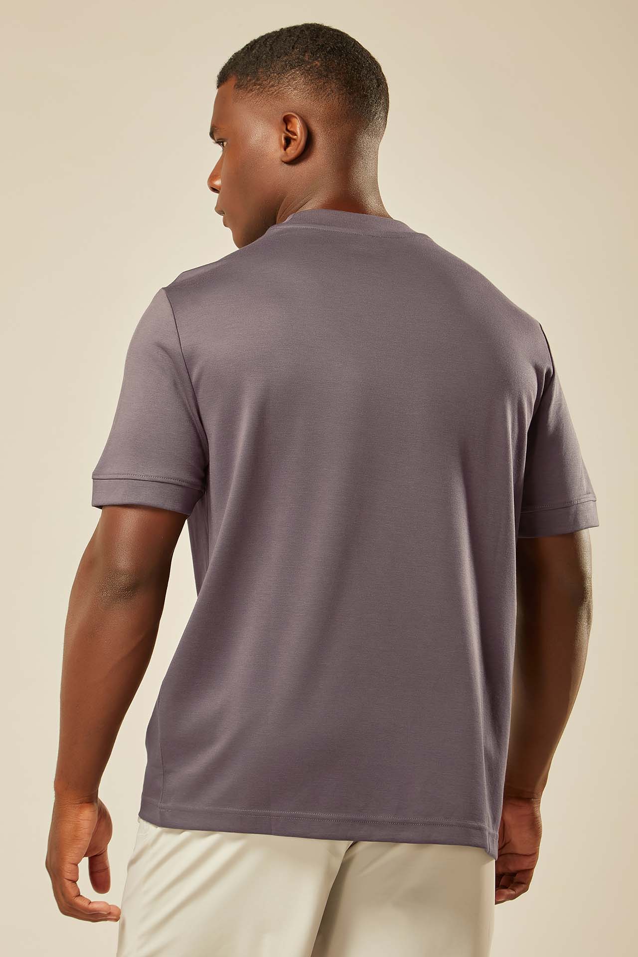 Camiseta Oversized Army Essential - Chumbo