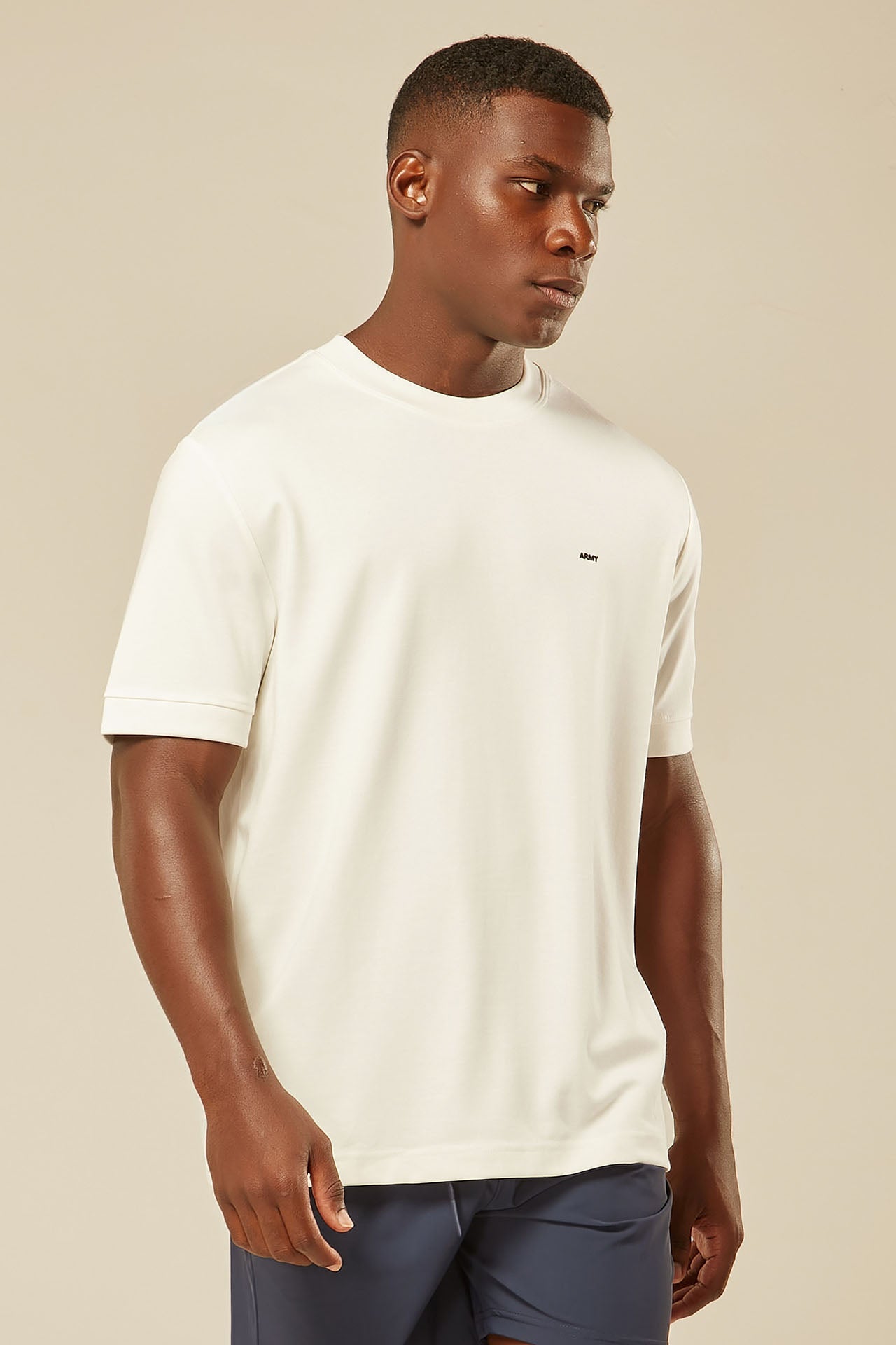 Camiseta Oversized Army Essential - Off White