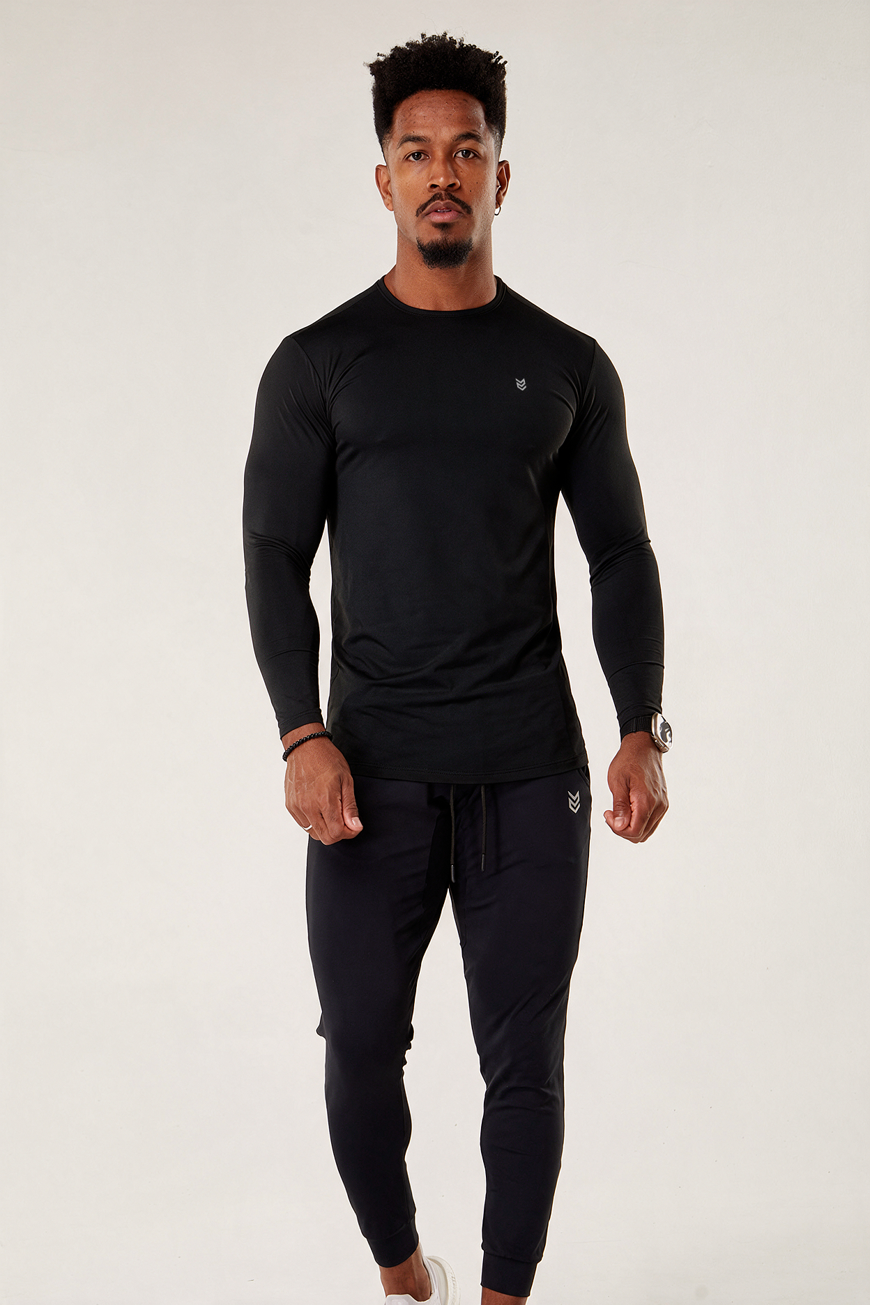 Camiseta Manga Longa Athleisure - Preto