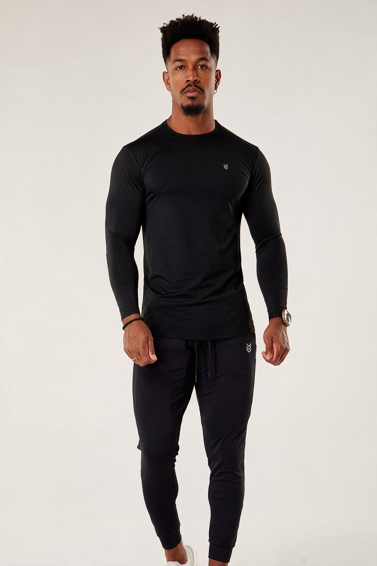 Camiseta Manga Longa Athleisure - Preto