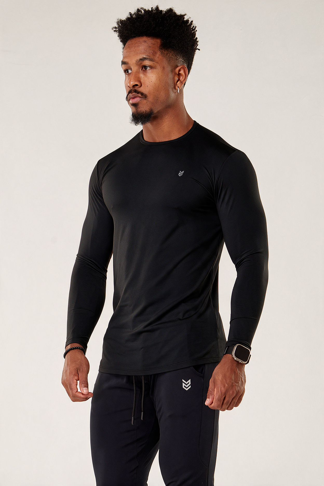Camiseta Manga Longa Athleisure - Preto