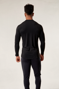 Camiseta Manga Longa Athleisure - Preto
