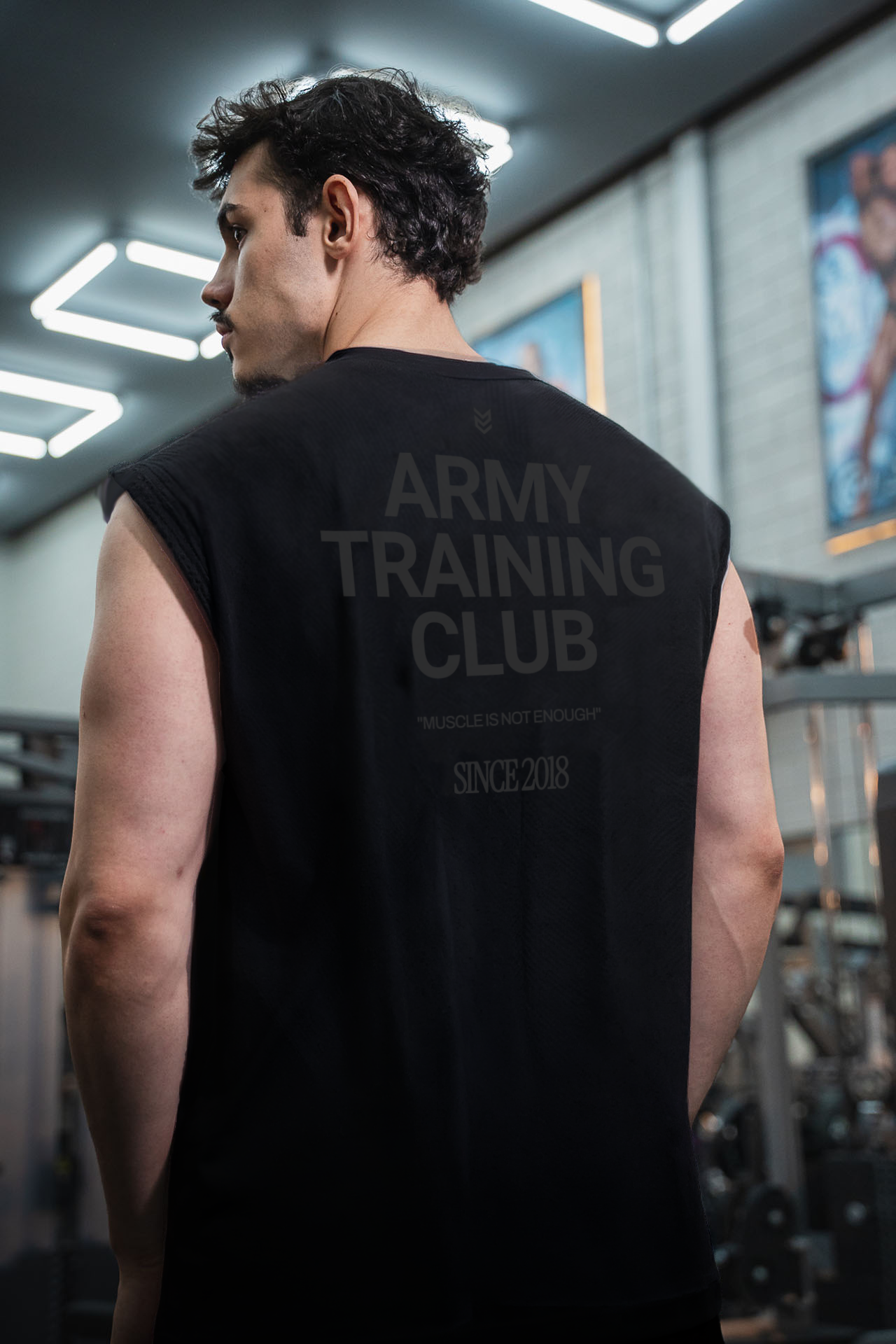 Regata Oversized Army Club - Preto